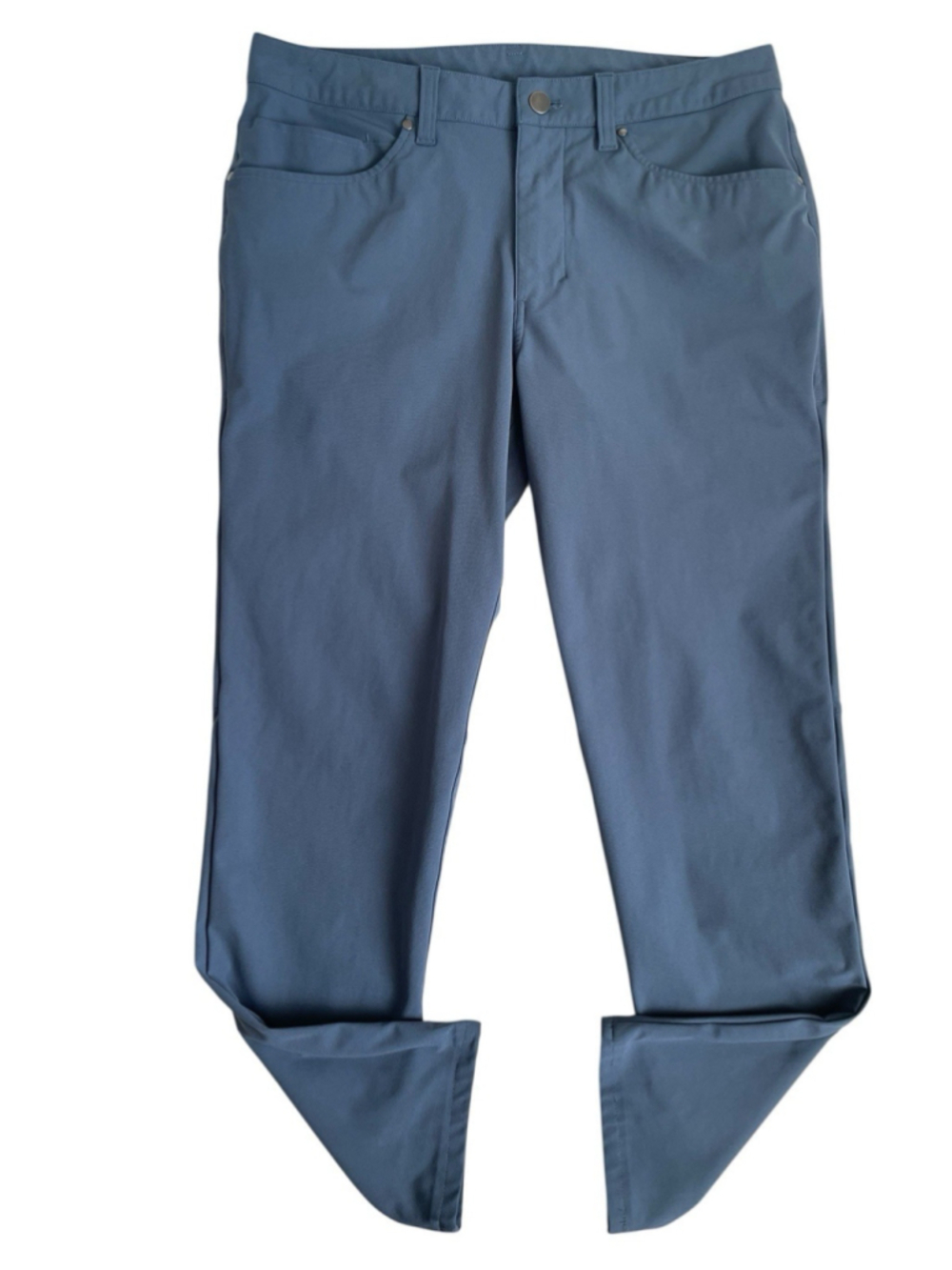 Lululemon ABC Slim Fit 5 Pocket Pant Mens 31X28 Iron Blue Warpstreme